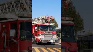 Cosumnes Fire Department Truck 74 Battalion Chief 10 amp Engine 71 Arriving at a Structure Fire [upl. by Mukul]