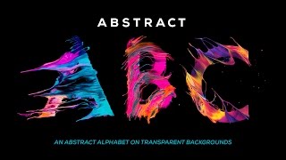 Abstract ABC – A Custom Abstract Alphabet [upl. by Aikat]