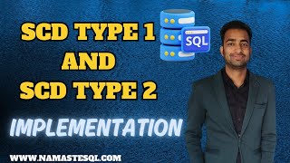 SCD Type 1 and Type 2 using SQL  Implementation of Slowly Changing Dimensions [upl. by Kilian267]