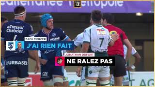 TOP 14 Le meilleur des échanges arbitresjoueurs de janvier à mars avec La Poste [upl. by Constantin143]