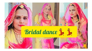 BANAJI बनाजी  Rajasthani Song Wedding Dance 4 Bride  Akanksha Sharma Rajputi dance sangeet [upl. by Kaylyn319]