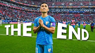 THAT CHAPTER ALSO CLOSED 😞  Sunil Chhetri retirement news  Chhetri retired  Indian football [upl. by Animrelliug]