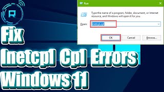 Fix inetcplcpl Errors in Windows Control Panel Missing [upl. by Eaver]