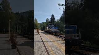 ČD 210 052 beim Verschub Teil 3 um 1056 am 02092024 in Lipno nad Vltavou [upl. by Cleo]