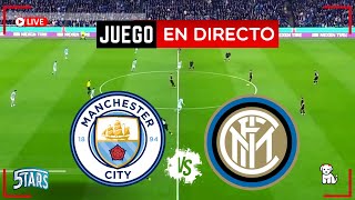 LA FINAL 🔴 Manchester City 10 Inter 👉 EN VIVO 🏆 CHAMPIONS LEAGUE 🎤 Narración en ESPAÑOL [upl. by Tabbie]