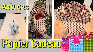 Comment emballer un cadeau aux bords irréguliers  Astuce papier cadeau  TUTO emballage original [upl. by Renelle982]