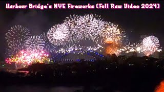 NYE Fireworks Harbour Bridge 2024 Full Video  9pm and 12am [upl. by Japha]