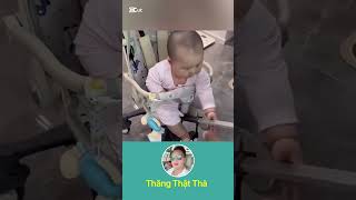 Bám cho ăn chắc thinhhanh baby treem cute cutebaby pets [upl. by Revlis222]