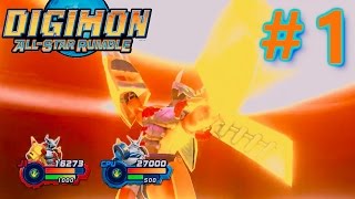 🔴 Digimon All Star Rumble  Lets Play en DIRECTO   1  Modo historia Agumon [upl. by Bonns654]