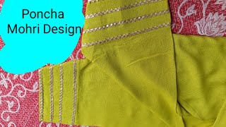 Salwar poncha design  mohri design easy method ideaswithmee [upl. by Ainattirb36]