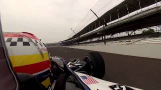 Indycar Experience  Riding 2seater in Indianapolis Motor Speedway [upl. by Trinee]