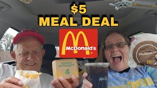 McDonalds 5 Meal Deal Review foodreview fastfood fastfoodreview mcdonalds [upl. by Leiuqeze]