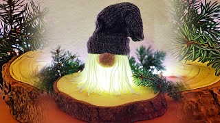 DIY ✂️ LED Wichtel 🎅🏾 aus Wolle 🧶 Socke 🧦 einfach selber basteln 🎄 Dekoideen für Weihnachten 🎁 [upl. by Fraase]