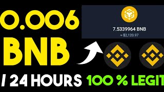 0006 FREE BNB COIN  MINE amp WITHDRAW ANYTIME • Free BNB Mining Site [upl. by Em]