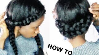 HOW TO DO QUICK AND EASY HAIRSTYLES USING A WIG [upl. by Cramer142]