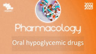 L4 Oral hypoglycemic drugs Pharmacology [upl. by Edbert]