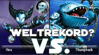 Skylanders Giants Hex 15 vs Thumpback 15 Lets Play Duellmodus GermanDeutsch [upl. by Dnalhsa297]