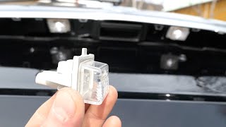 Mercedes W212  How To Change License Plate Lamp [upl. by Marge]