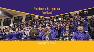 Riordan def St Ignatius basketball February 13 2024 [upl. by Dnalloh]