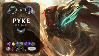 Pyke ADC vs KaiSa  NA Challenger Patch 148 [upl. by Teerell478]