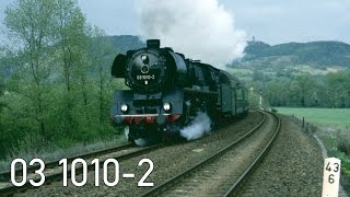 Reichsbahn pur 03 1010 mit Planzügen rund um Saalfeld 1992 [upl. by Hyacinthe686]