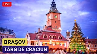 BRASOV  TARG de CRACIUN LIVE  Deschiderea Oficiala aprinderea BRADULUI spectacole MOS CRACIUN [upl. by Medora]