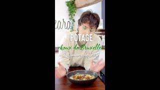 Potage choux de Bruxelles et pommes de terre [upl. by Anayet]