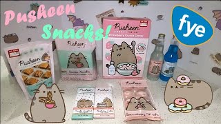 🍜 We Try All the Pusheen Branded Foods FYE Store Tour [upl. by Inigo]