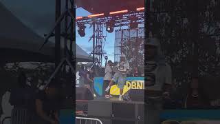 Kamo Mphela amp Robot Boii dancing to DBN Gogos set at Afro Nation Detroit 2024 [upl. by Nibor]