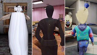 Playing As Evil Nun Vs Playing As Granny Vs Playing As Rod In Ice Scream 8 Full Gameplay [upl. by Laynad]