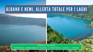 Albano e Nemi allerta totale per i laghi [upl. by Annawal]