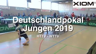 Deutschlandpokal Jungen 2019  HTTV  WTTV  Highlights [upl. by Analak11]