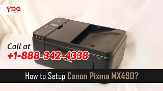 How to setup Canon Pixma MX490 [upl. by Mad]