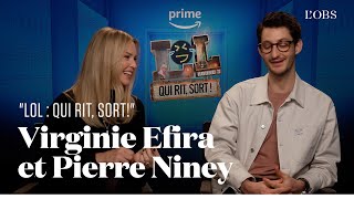 Virginie Efira et Pierre Niney  l’interview 100  humour pour « LOL  qui rit sort  » [upl. by Nudd]