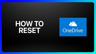 How To Reset OneDrive Tutorial [upl. by Emiline]