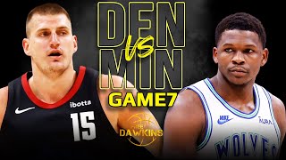 Denver Nuggets vs Minnesota Timberwolves Game 7 Full Highlights  2024 WCSF  FreeDawkins [upl. by Chastain]