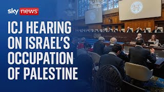 World Court holds hearings on Israel’s occupation of Palestinian territories  Day One [upl. by Assilen]