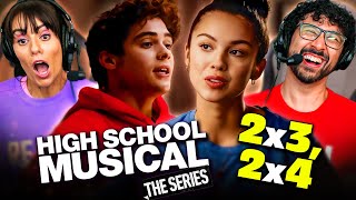 HIGH SCHOOL MUSICAL THE SERIES Season 2 Episode 3 amp 4 REACTION Olivia Rodrigo  HSMTMTS [upl. by Frankhouse504]