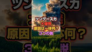 【未解決】ツングースカ大爆発の原因3選！あなたはどれを信じる？ shorts 宇宙 未解決事件 [upl. by Ahtelrac596]