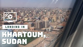 Landing in Khartoum Sudan [upl. by Luoar421]