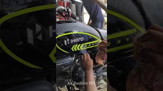 Hero Splendor Puls sticker modified splendor video modified shorts [upl. by Skier]