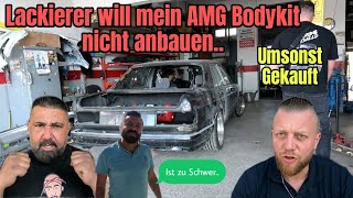 Projekt Abbruch Bodykit AMG passt nicht Autosiastik will es anbauen [upl. by Theron]