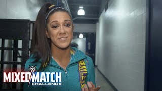 Bayley puts her Mixed Match Challenge fate in the hands of fans Jan 8 2018 [upl. by Atiuqcir]