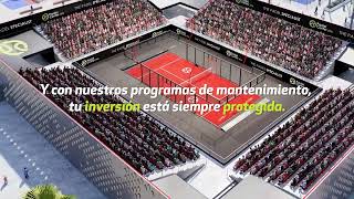 Construcción Profesional de Canchas de Pádel  Padel Center Los Especialistas [upl. by Kall]