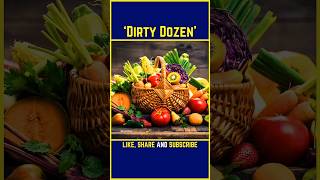 Dirty Dozen Fruits and Vegetables shorts shortsfeed trending facts health [upl. by Ahseiym]