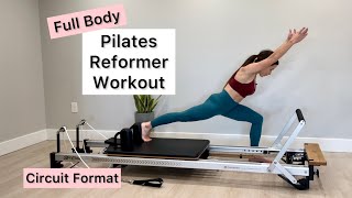 Pilates Reformer Workout  50 min  Full Body  Circuit Format [upl. by Bodnar854]