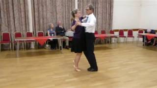 Ray FentonStorey and Georgina Hallett demonstrating the Woodside Waltz [upl. by Eslek]