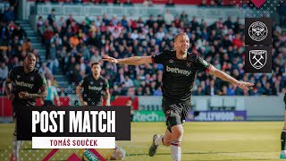 quotEverybody Has To Be Readyquot  Brentford 11 West Ham  Tomáš Souček  Post Match Reaction [upl. by Joice]