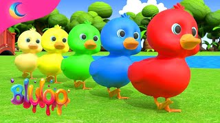 Five Little Ducks Song  BluLoo Nursery Rhymes amp Kids Songs [upl. by Nnairol618]