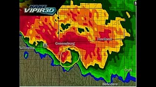 Greensburg KS EF5 Tornado Coverage KAKE [upl. by Eldridge]